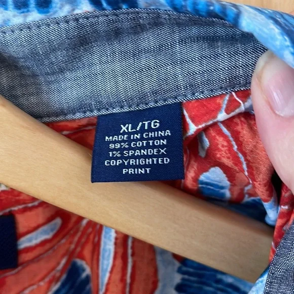 Tommy Bahama men’s Hawaiian shirt size XL - Picture 3 of 5